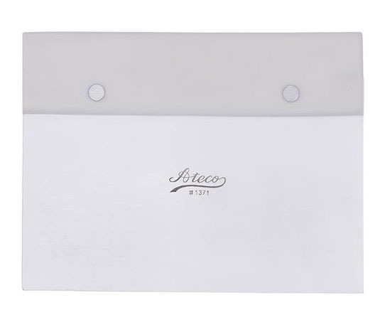 Ateco 1372, Stainless Steel Bench Scraper with Wood Handle