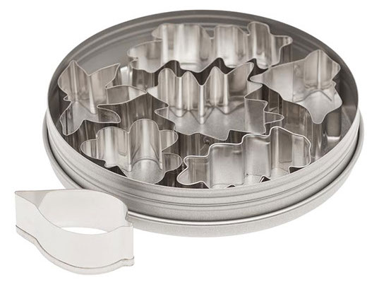 Set of 7 Ateco 4852 Leaf Cutters 