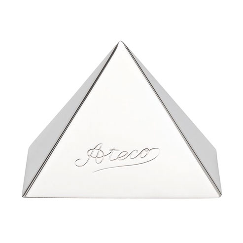Ateco Stainless Steel Large Pyramid Mold 4.75 by 3.25-Inches High 