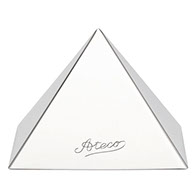 ATECO Pyramid Dessert Mold Stainless Steel 2.25" Base x 1.5" High 