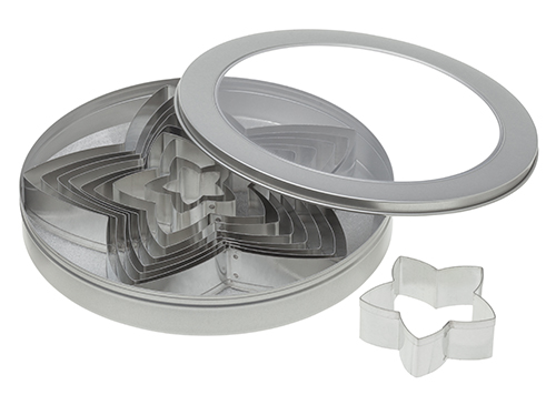 Ateco 1426 Stainless Steel 4-Piece Fruit Shaped Mold / Cookie Cutter Set